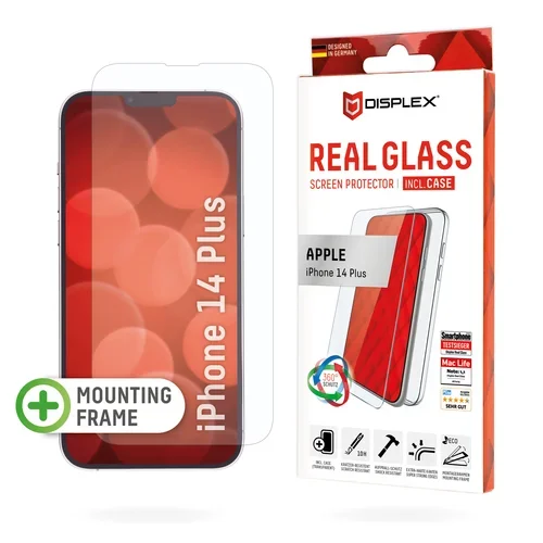 DISPLEX REAL GLASS + CASE APPLE IPHONE 14 PLUS