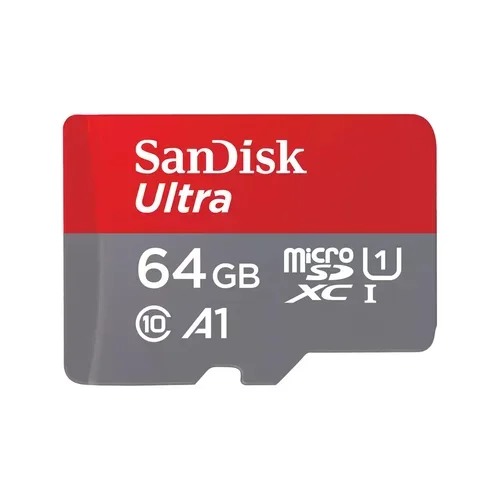 SANDISK ULTRA MICROSDXC 64GB + SD ADAPTER 140MB/S A1 CLASS 10