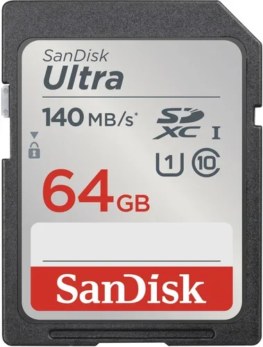 SANDISK ULTRA 64GB SDXC MEMORY CARD 140MB/S