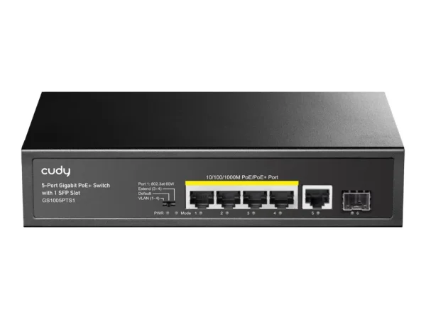 CUDY GS1005PTS1 5P Gigabit PoE+ Switch