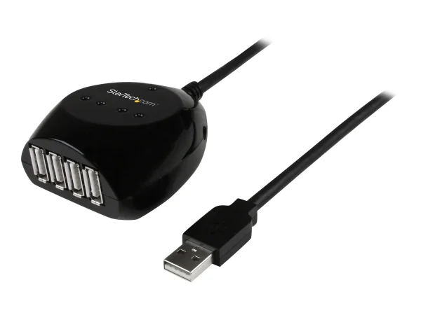 STARTECH 15m USB 2.0 Kabel aktiv mit 4