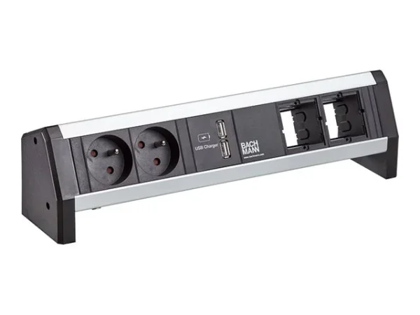 BACHMANN DESK 2xUTE 1xUSB Doppel Charger