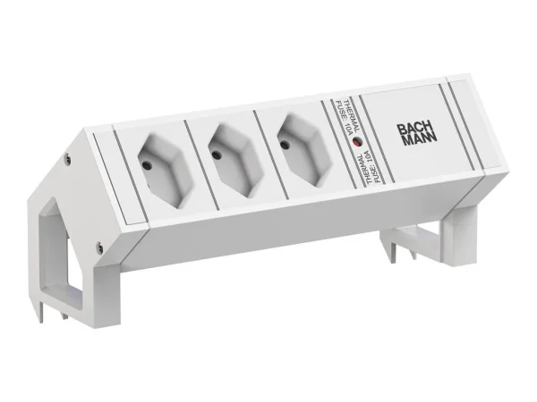 BACHMANN DESK 2 white 3xCH 0 0,2m GST18