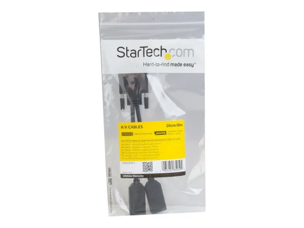 STARTECH 20cm DMS-59 to Dual DP Cable