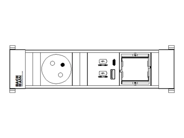 BACHMANN POWER FRAME S 1xUTE 1xCM 1xUSB