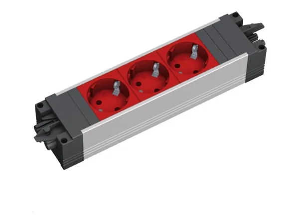 BACHMANN STEP ALU 3xCEE7/3 rot GST18