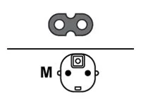 HPE 1.8M 7 to CEE 7-xvi Pwr Cord