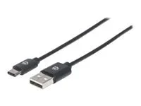 MH USB Kabel A-/C-Stecker 1m schwarz