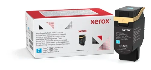 XEROX C320 / C325 CYAN HIGH CAPACITY TONER CARTRIDGE (5500 P