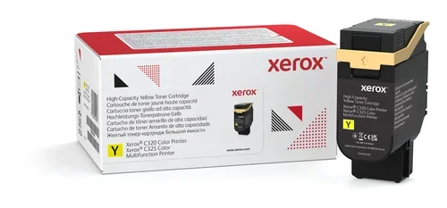 XEROX C320 / C325 YELLOW HIGH CAPACITY TONER CARTRIDGE (5500 P