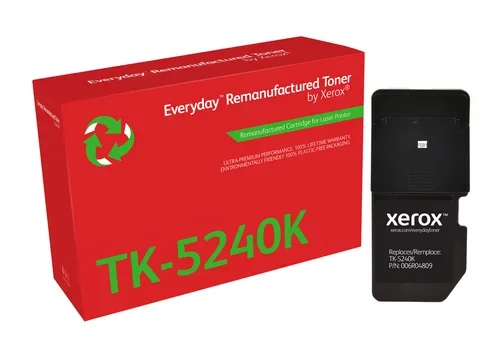 EVERYDAY REMANUFACTURED TONER BLACK REPLACES KYOCERA TK-5240K