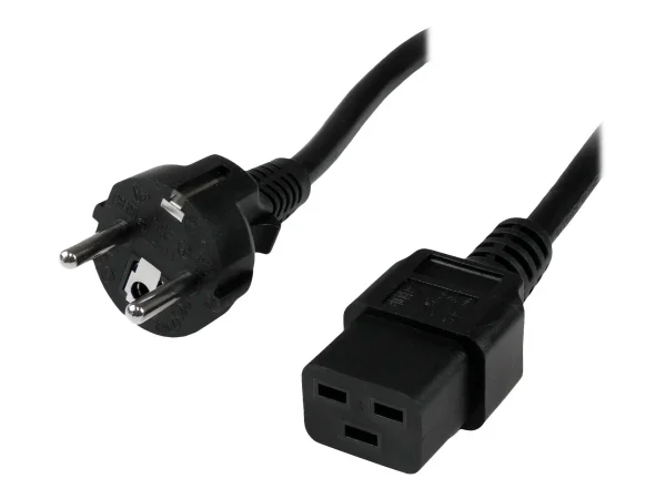 STARTECH 2m AC Power Cord Schuko to C19