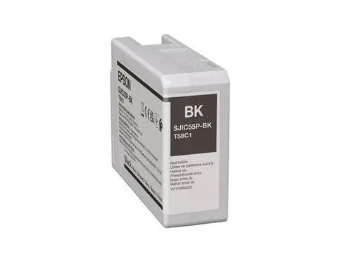 SJIC55(BK): INK CARTRIDGE FOR COLORWORKS CW-D6500/D6000 (BLACK