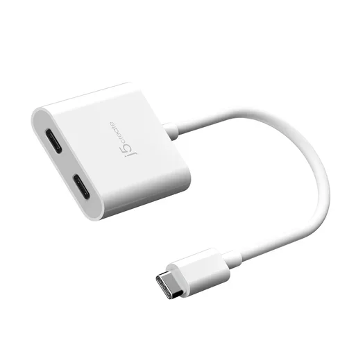 USB-C TO DUAL USB-C WITH VIDEO OR POWER DELIVERY