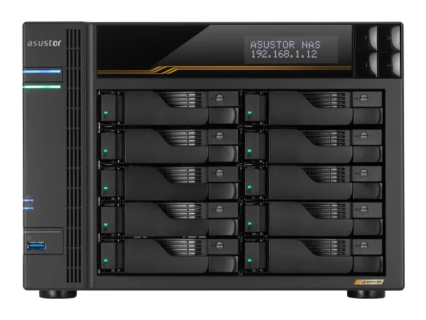 ASUSTOR AS6810T 10 Bay NAS AMD V3C14