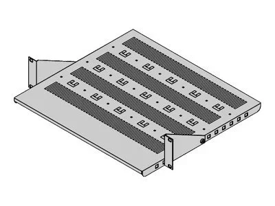 SCHROFF 48,26cm-Geräteträger RAL7035