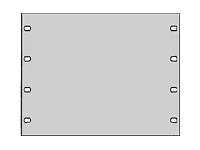 SCHROFF 48,26cm-Blindblende 2 HE RAL