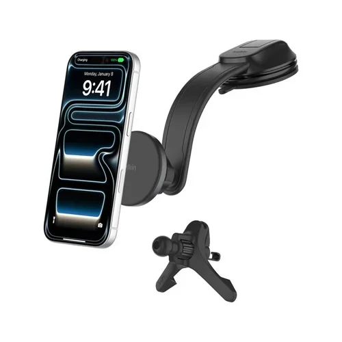 BELKIN MAGNETIC CAR MOUNT WITH 15W QI2 WIRELESS CHARGING FOR AI