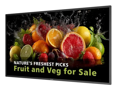 43IN LCD ADS 4K 38402160 16:9 600 CD/M2 CONTRAST 1200:1 8 MS D