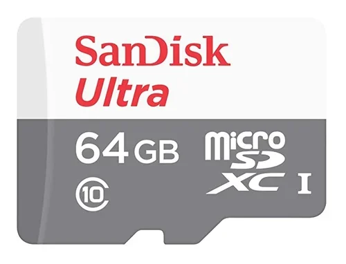 64GB SANDISK ULTRA MICROSDXC 100MB/S CLASS 10 UHS-I