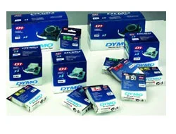 D1-TAPE 9MM X 7M BLUE ON WHITE