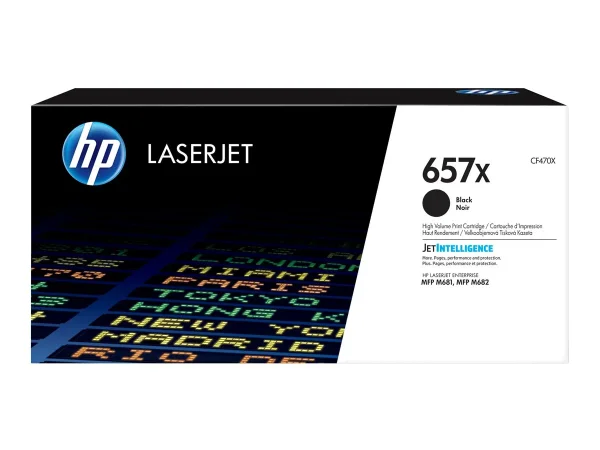HP 657X LaserJet Toner Schwarz HY