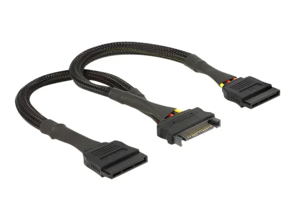 DELOCK Kabel Power SATA 15pin > 2x SATA