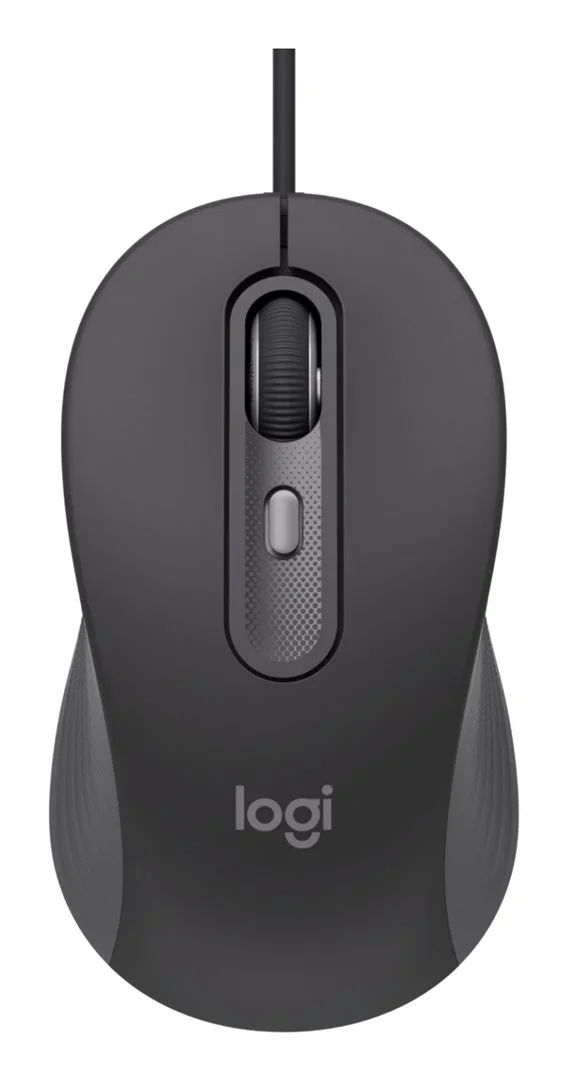 Logitech Mouse M520 Signature Wired f. Bus,. OPT USB-C black Für Links- und Rechtshänder geeignete