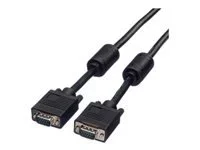 ROLINE Monitor-Kabel mit Ferritkern 6m