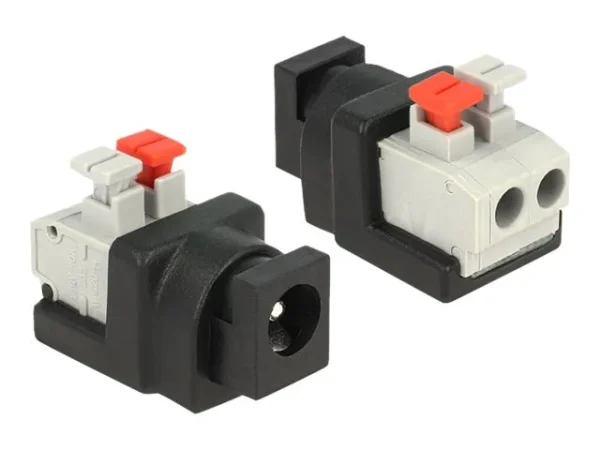 DELOCK Terminalblock> DC 2,1 x 5,5mm