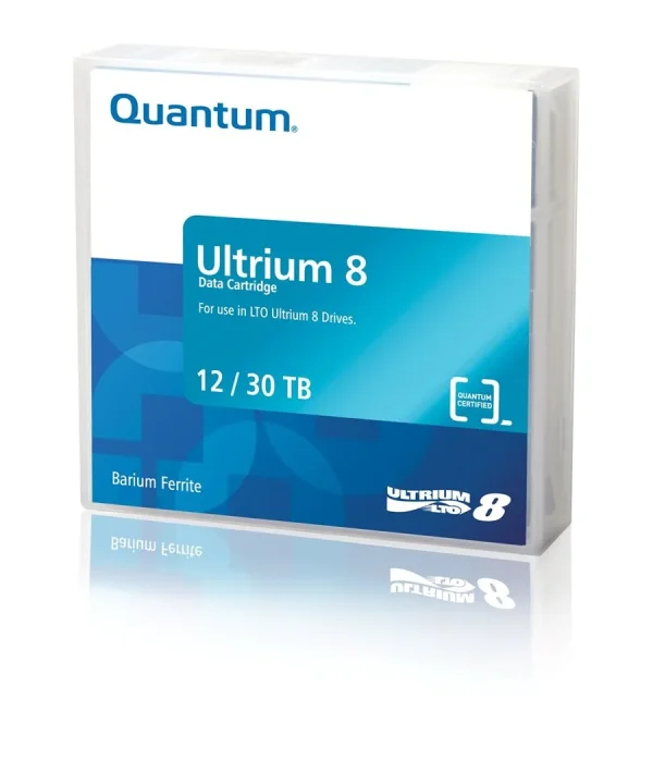 Cartridge Quantum LTO8 12/30TB pre-labeled random labels included