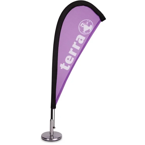 TERRA Tischbeachflag inkl. Standfuss