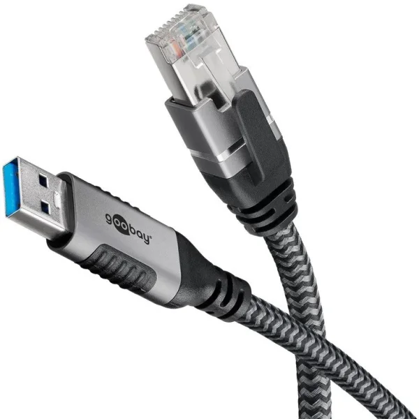 Ethernet-Kabel USB-A 3.0 auf RJ45, 1,5 m USB-A 3.0 auf RJ45 CAT6 FTP 0150 Adapterkabel 1,5m