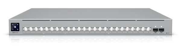 Ubiquiti Switch UniFi 8x2.5G RJ45/16x10G RJ45/2xSFP28 Managed 19" Rack-Mountable, 1,3" Touchscreen