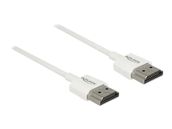 DELOCK Kabel HDMI-A Stecker 3D 4K 0,5 m