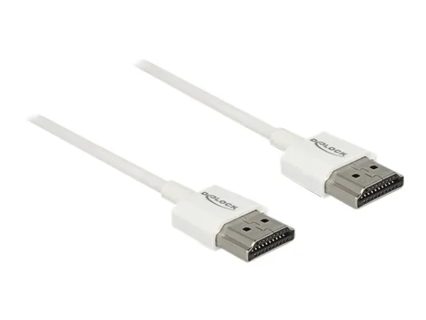 DELOCK Kabel HDMI-A Stecker 3D 4K 2 m