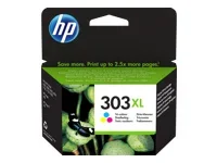 HP 303XL High Yield Tri-color Ink Cart.