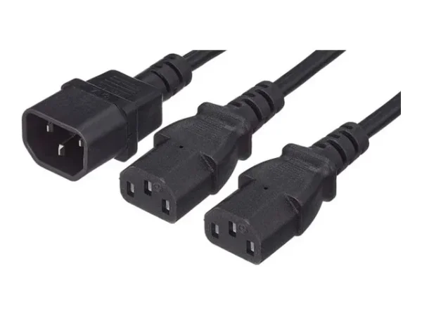 MH Stromkabel 2xC13 auf C14 1,8m