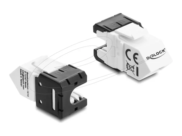 DELOCK Keystone Modul RJ45 Buchse zu LSA