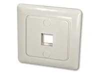 LINDY Wandanschlussdose fuer 1 Keystone
