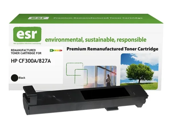 ESR cartr HP CF300A blk reman 29.5k