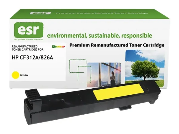 ESR cartr HP CF312A ylw reman 31.5k