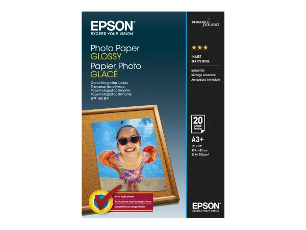 EPSON Photo Paper Glossy A3+ 20 sheet
