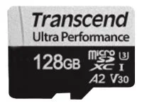 TRANSCEND 128GB microSD w/ adapter UHS-I