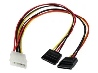 STARTECH 12in LP4 to 2xSATA Power Cable