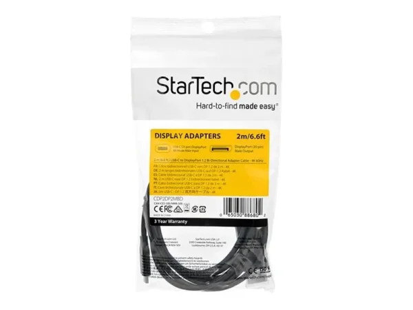 STARTECH 2m USB-C auf DP 1.2 Kabel