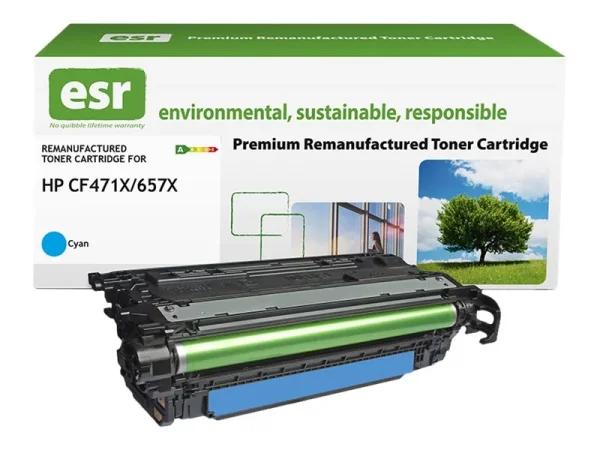 ESR cartr HP CF471X cyn reman 23k