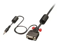 LINDY VGA und Audiokabel M/M schwarz 10m