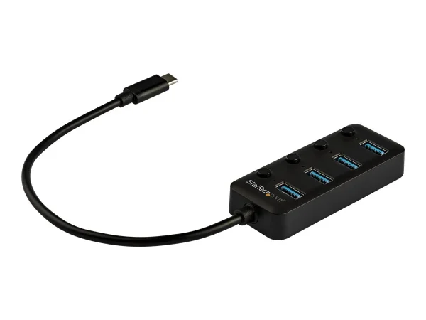 STARTECH 4 Port USB-C Hub mit An/Aus