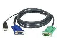 ATEN 2L-5202U KVM-Kabel VGA USB 1,8m